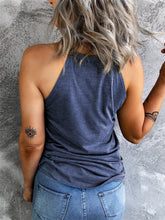 Weste mit Rundhalsausschnitt und amerikanischem Aufdruck